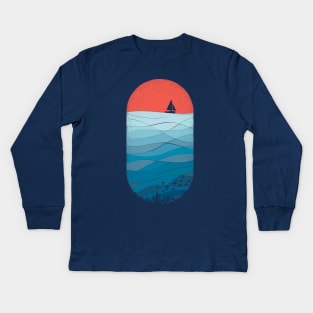 Le grand bleu (The big blue) Kids Long Sleeve T-Shirt